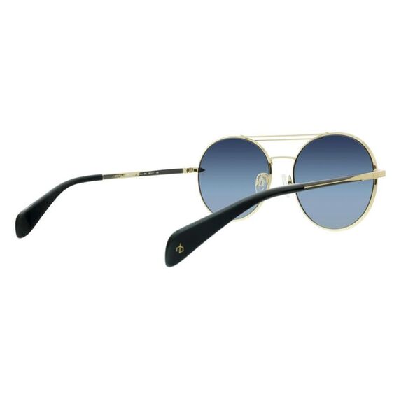 Rag And Bone RNB1011/S 9O 0RHL Gold Black Round Sunglasses main image 5
